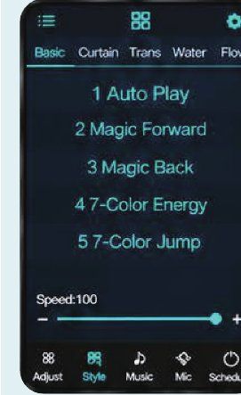 Dynamic mode list