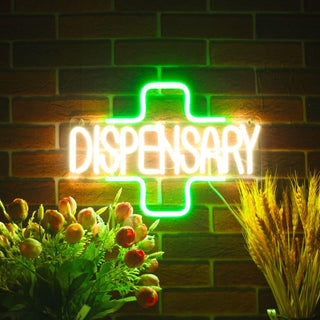 ADVPRO Dispensary with Cross Ultra-Bright LED Neon Sign fnu0327