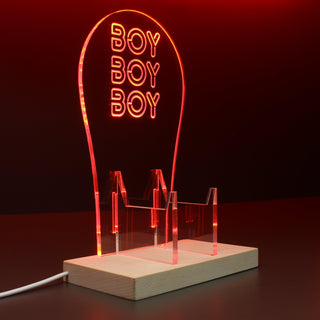 ADVPRO Boy Boy Boy Gamer LED neon stand hgA-j0037 - Red