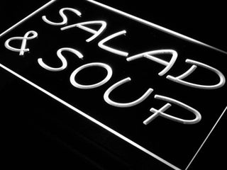 ADVPRO Salad and Soup Cafe Restaurant Neon Light Sign st3-i453 - White