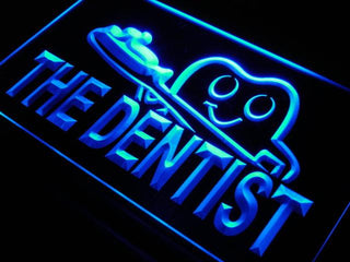 ADVPRO Dentist Toothbrush Hospital NEW Neon Light Sign st4-j713 - Blue