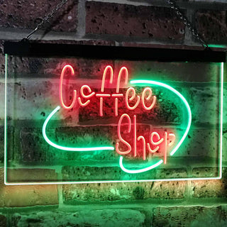 ADVPRO Coffee Shop Kitchen Classic Display Dual Color LED Neon Sign st6-i2433 - Green & Red