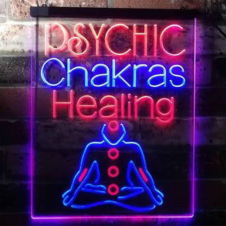 ADVPRO Psychic Chakras Healing Display Shop  Dual Color LED Neon Sign st6-i3183 - Blue & Red
