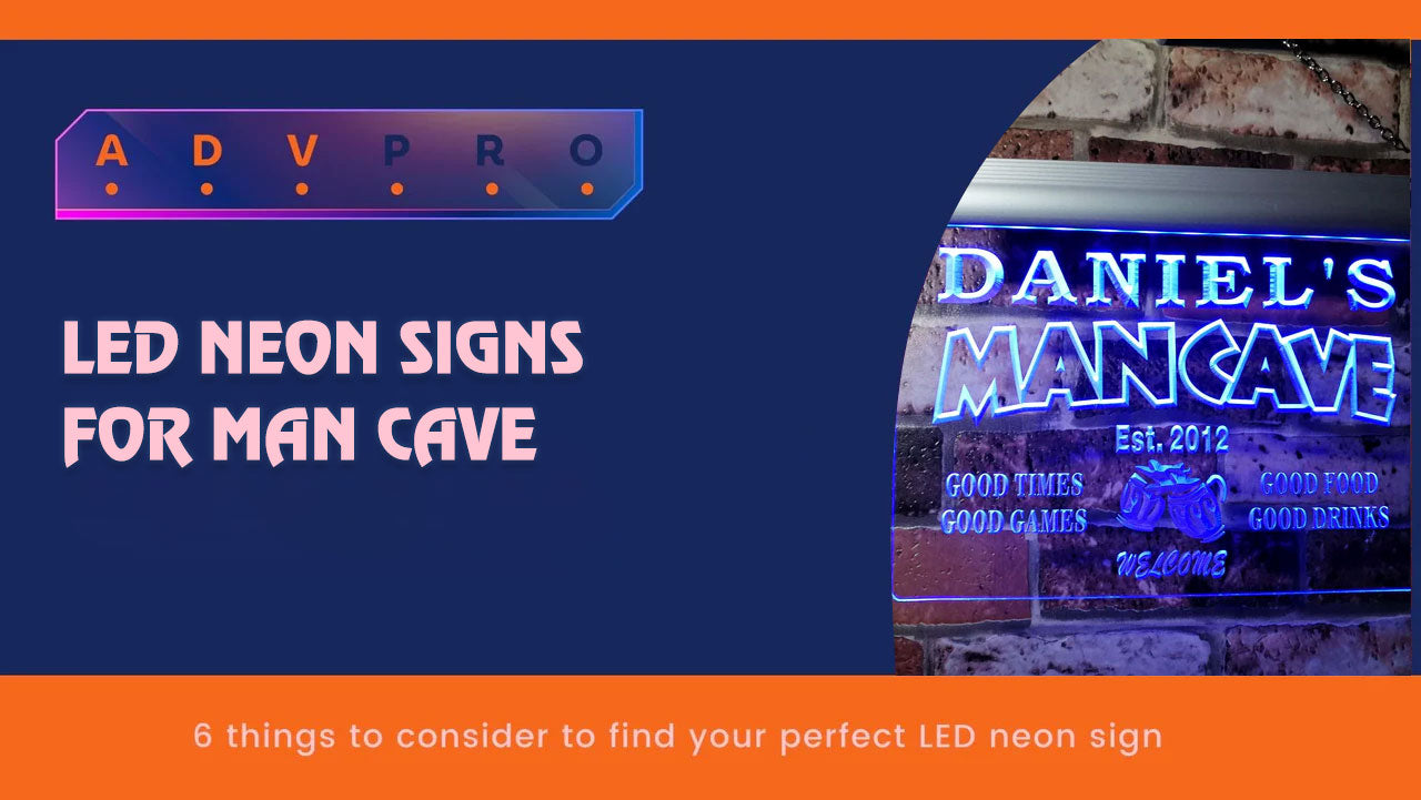 LED neon signs for man cave | ADVPRO