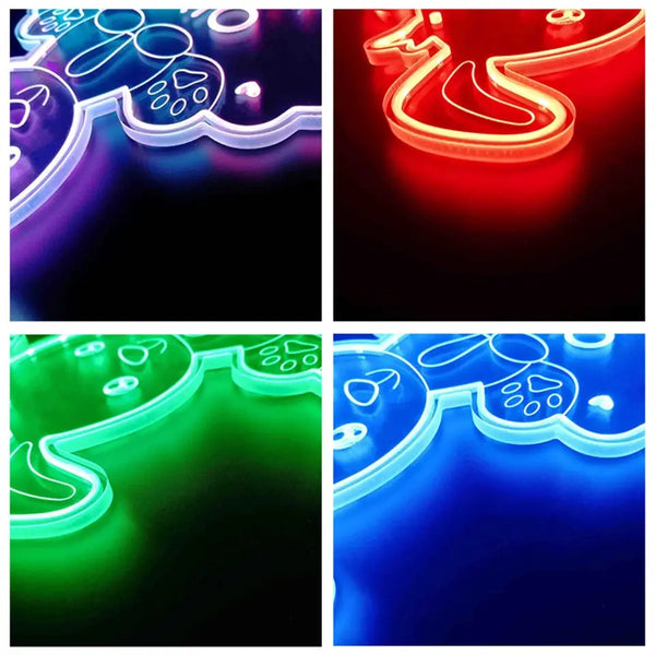 Personalized Dog RGB Dynamic Glam LED Sign st06-fnd-p0001-tm