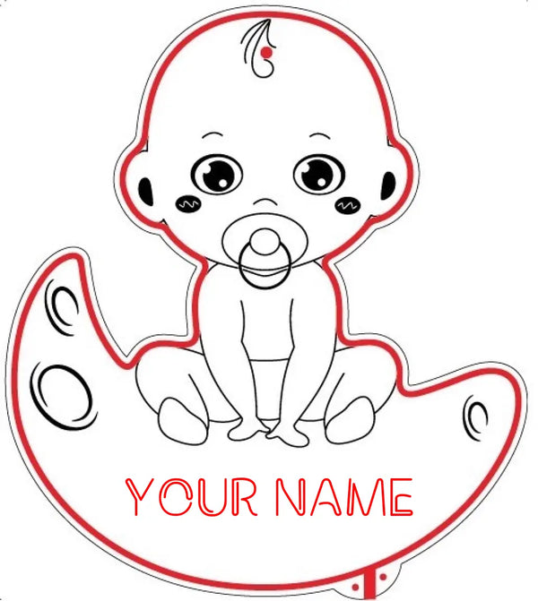 Personalized Baby Boy RGB Dynamic Glam LED Sign st06-fnd-p0038-tm