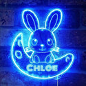 Personalized Rabbit RGB Dynamic Glam LED Sign st06-fnd-p0003-tm