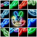 Personalized Rabbit RGB Dynamic Glam LED Sign st06-fnd-p0003-tm