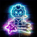 Personalized Lion RGB Dynamic Glam LED Sign st06-fnd-p0004-tm