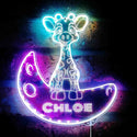 Personalized Giraffe RGB Dynamic Glam LED Sign st06-fnd-p0007-tm