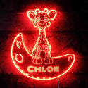 Personalized Giraffe RGB Dynamic Glam LED Sign st06-fnd-p0007-tm