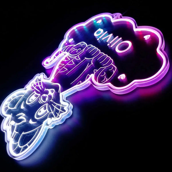 Personalized Tiger RGB Dynamic Glam LED Sign st06-fnd-p0009-tm
