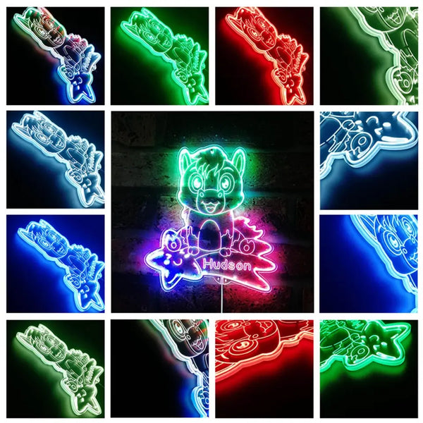 Personalized Horse RGB Dynamic Glam LED Sign st06-fnd-p0015-tm