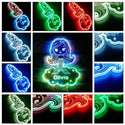 Personalized Mermaid RGB Dynamic Glam LED Sign st06-fnd-p0020-tm