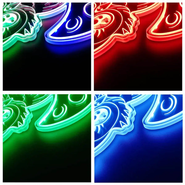 Personalized Owl RGB Dynamic Glam LED Sign st06-fnd-p0019-tm