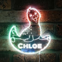 Personalized Sea Lion RGB Dynamic Glam LED Sign st06-fnd-p0024-tm