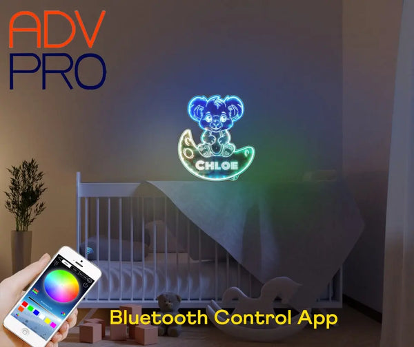 Personalized Koala RGB Dynamic Glam LED Sign st06-fnd-p0016-tm