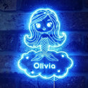 Personalized Mermaid RGB Dynamic Glam LED Sign st06-fnd-p0020-tm