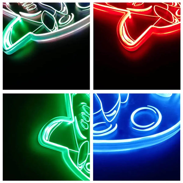 Personalized Airplane RGB Dynamic Glam LED Sign st06-fnd-p0032-tm