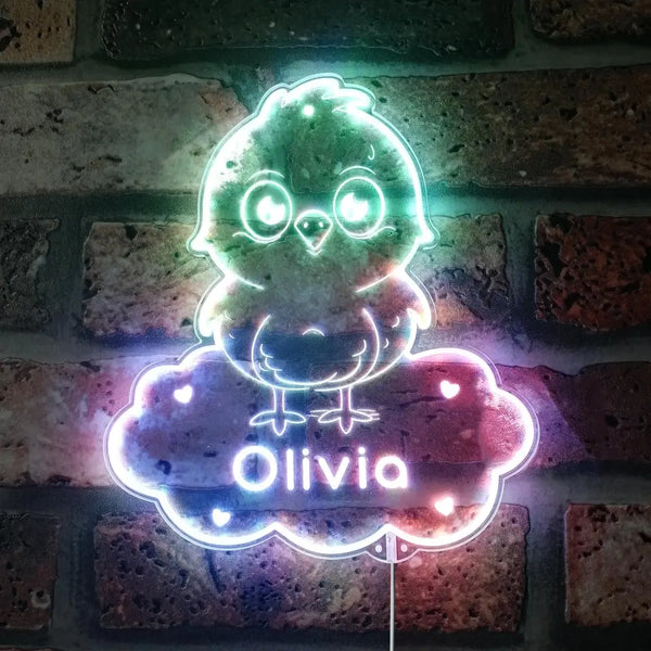 Personalized Chick RGB Dynamic Glam LED Sign st06-fnd-p0010-tm