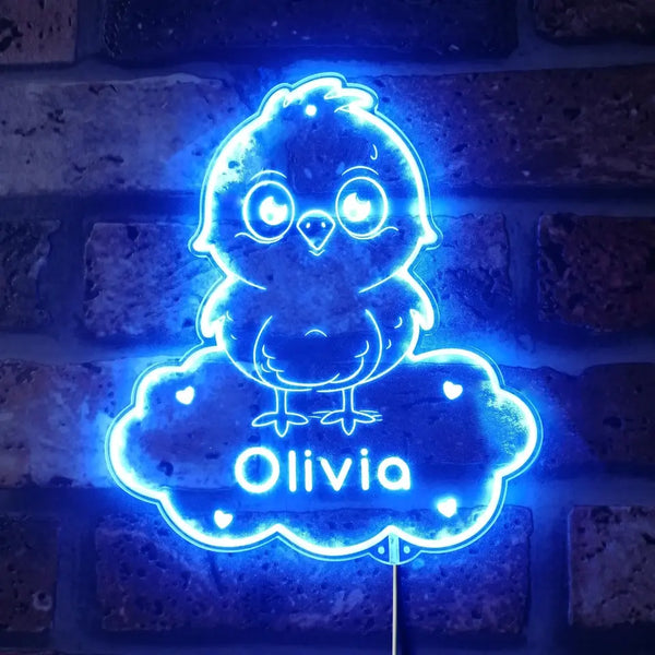 Personalized Chick RGB Dynamic Glam LED Sign st06-fnd-p0010-tm