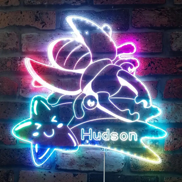 Personalized Beetle RGB Dynamic Glam LED Sign st06-fnd-p0043-tm