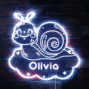 Personalized Snail RGB Dynamic Glam LED Sign st06-fnd-p0045-tm