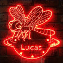 Personalized Dragonfly RGB Dynamic Glam LED Sign st06-fnd-p0040-tm