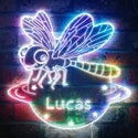 Personalized Dragonfly RGB Dynamic Glam LED Sign st06-fnd-p0040-tm