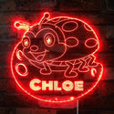 Personalized Ladybird RGB Dynamic Glam LED Sign st06-fnd-p0042-tm