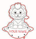 Personalized Lion RGB Dynamic Glam LED Sign st06-fnd-p0004-tm