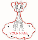 Personalized Giraffe RGB Dynamic Glam LED Sign st06-fnd-p0007-tm