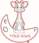 Personalized Giraffe RGB Dynamic Glam LED Sign st06-fnd-p0007-tm