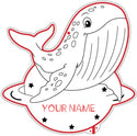 Personalized Whale RGB Dynamic Glam LED Sign st06-fnd-p0026-tm