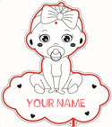 Personalized Baby Girl RGB Dynamic Glam LED Sign st06-fnd-p0039-tm