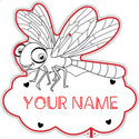 Personalized Dragonfly RGB Dynamic Glam LED Sign st06-fnd-p0040-tm