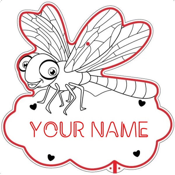 Personalized Dragonfly RGB Dynamic Glam LED Sign st06-fnd-p0040-tm