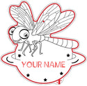 Personalized Dragonfly RGB Dynamic Glam LED Sign st06-fnd-p0040-tm