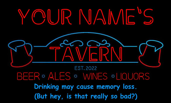 Personalized Tavern Beer Bar st6-px1-tm (v1)