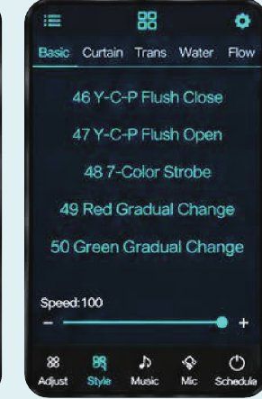 Speed adjustment