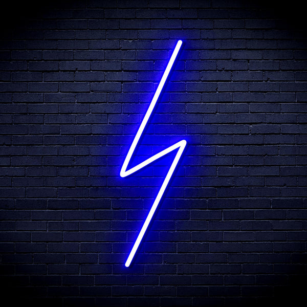 advpro-lighting-bolt-ultra-bright-led-neon-sign-fnu0001 - Blue