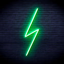 advpro-lighting-bolt-ultra-bright-led-neon-sign-fnu0001 - Green