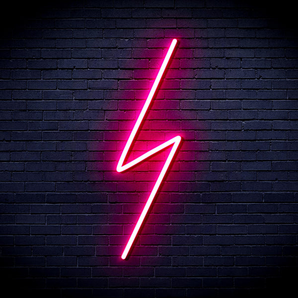 advpro-lighting-bolt-ultra-bright-led-neon-sign-fnu0001 - Pink