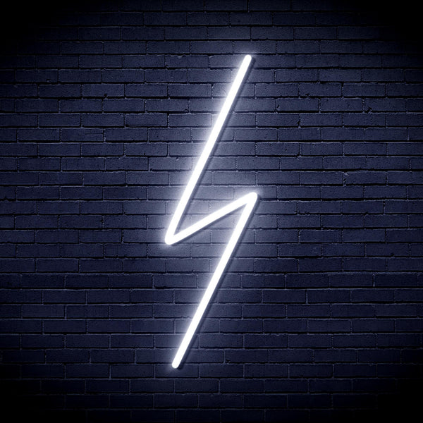 advpro-lighting-bolt-ultra-bright-led-neon-sign-fnu0001 - White