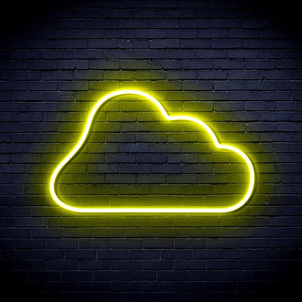 advpro-cloud-ultra-bright-led-neon-sign-fnu0005 - Yellow
