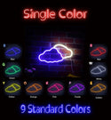 advpro-two-clouds-ultra-bright-led-neon-sign-fnu0007 - Classic