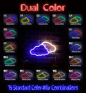 advpro-two-clouds-ultra-bright-led-neon-sign-fnu0007 - Dual-Color