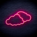 advpro-two-clouds-ultra-bright-led-neon-sign-fnu0007 - Pink