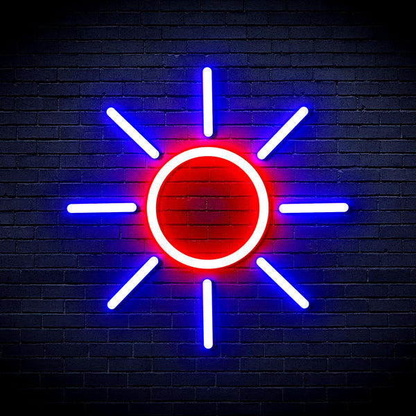 advpro-sun-ultra-bright-led-neon-sign-fnu0012 - Blue & Red