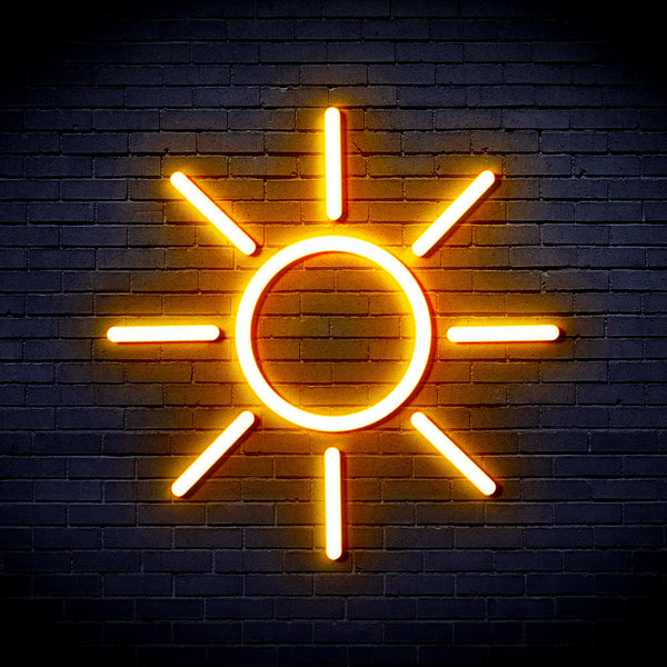 advpro-sun-ultra-bright-led-neon-sign-fnu0012 - Golden Yellow
